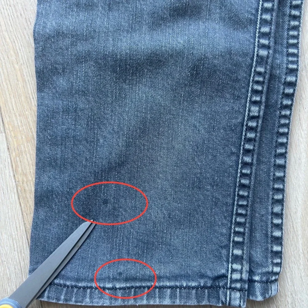 Levi's 511 Slim Fit Jeans 32x29‎ Gray Charcoal Stonewash Denim Casual Classic